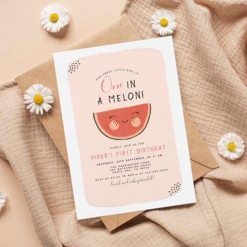 Budget One In A Melon Girl First Birthday Party