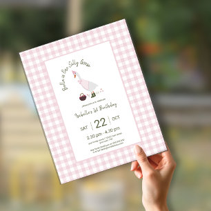 Budget One Silly Goose Girls Pink  1st Birthday