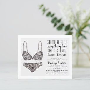 BUDGET Ooh La La Lingerie Shower Invitation