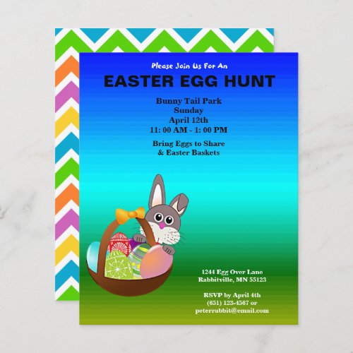 Budget Painted Eggs  Bunny Easter Egg Hunt Paper