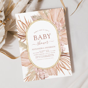 Budget Pampas Grass Bohemian Boho Baby Shower