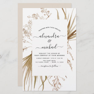 Budget Pampas Grass Bohemian Boho Wedding