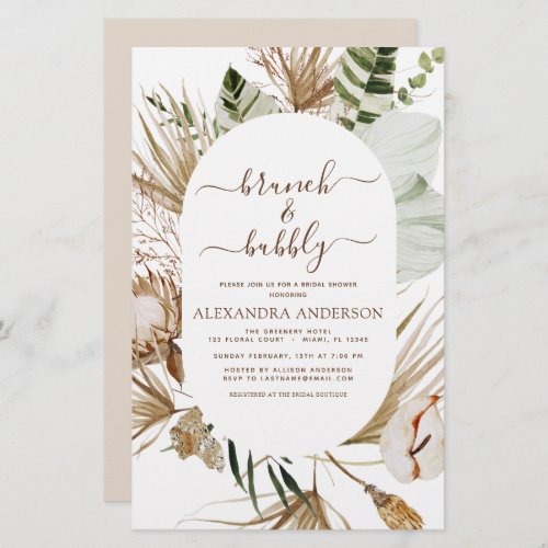 Budget Pampas Grass Boho Brunch  Bubbly