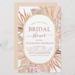 Budget Pampas Grass Bridal Shower Bohemian Boho