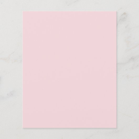 Budget Pastel Pink Rainbow Virtual Baby Shower (Back)