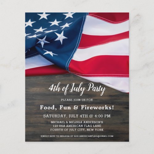 Budget Patriotic 4th Of July Party Invitation Flag - USA American Flag 4th of July Party Invitations. Invite friends and family to your patriotic fourth of July celebration with these modern American Flag invitations. Personalize this american flag invitation with your event, name, and party details.
See our collection for matching patriotic 4th of July gifts ,party favors, and supplies. COPYRIGHT © 2021 Judy Burrows, Black Dog Art - All Rights Reserved. Budget Patriotic 4th Of July Party Invitation Flag