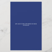 Budget Patriotic Celebration Of Life Flag Invite (Back)