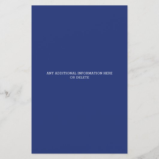 Budget Patriotic Celebration Of Life Flag Invite (Back)