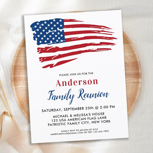 Budget Patriotic Party America Flag Family Reunion (Creator Uploaded)