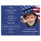 Budget Patriotic USA Flag Veteran Funeral Program