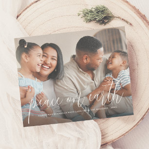 Budget Peace On Earth Photo Christmas Holiday