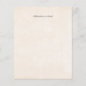 BUDGET Peach Gray Wedding Watercolor (Back)