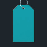 BUDGET Peacock Blue Teal Monochrome Wedding Gift Tags<br><div class="desc">View the full collection</div>