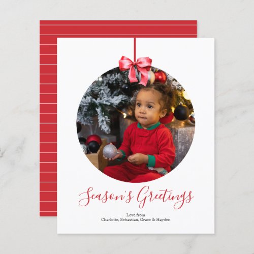 BUDGET Personalized Christmas Bauble Photo Frame