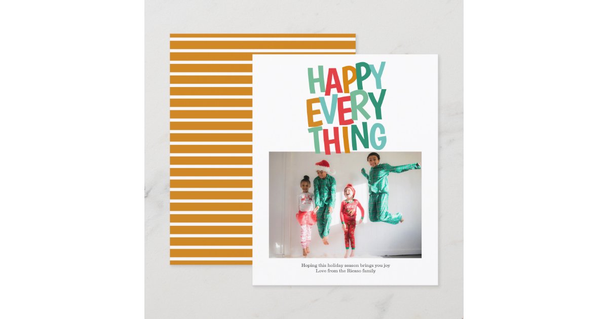 Budget Personalized Photo Christmas Card | Zazzle