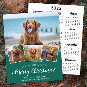 Budget Pet Dog Photo Merry Christmas 2026 Calendar
