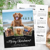 Budget Pet Photo Dog Merry Christmas 2025 Calendar