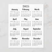Budget Pet Photo Dog Merry Christmas 2025 Calendar (Back)