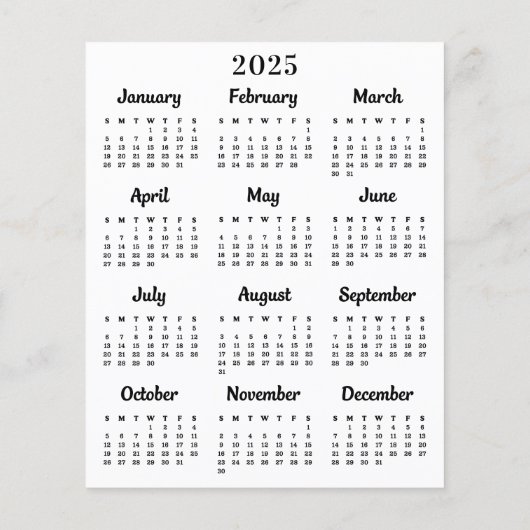 Budget Pet Photo Dog Merry Christmas 2025 Calendar (Back)