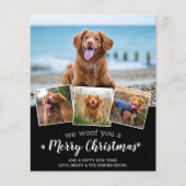 Budget Pet Photo Dog Merry Christmas 2025 Calendar (Front)
