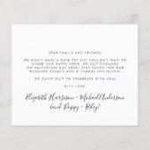 Budget Pet Photo Engagement Announcement (Back)