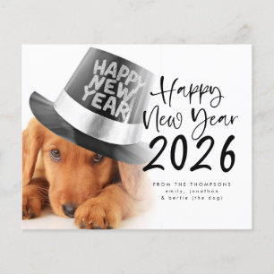 Budget Pet Photo Happy New Year 2026 Calendar