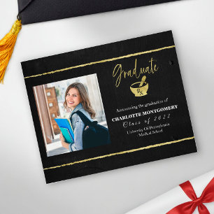 Budget Pharmacy School Graduation Announcement