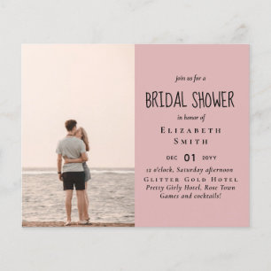BUDGET PHOTO Bridal Shower Wedding Engagement Flyer