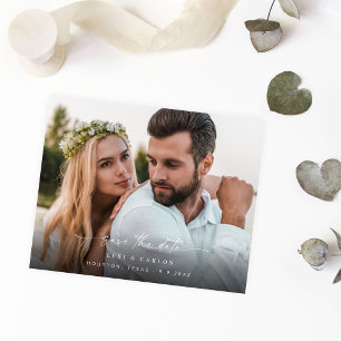 Budget Photo & Calligraphy 3 Mod V2 Save the Date Flyer
