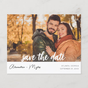 Budget Photo & Calligraphy 4 MOD Save the Date Flyer
