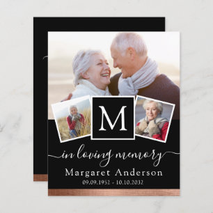 BUDGET Photo Celebration of Life Invitation