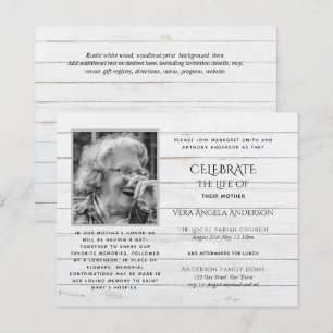 BUDGET PHOTO Celebration of Life INVITATIONS