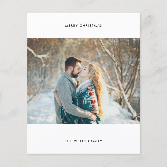 Budget Photo Christmas Card Flyer (Front)