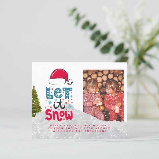 Budget Photo Christmas Invite Annual Let (Standing Front)
