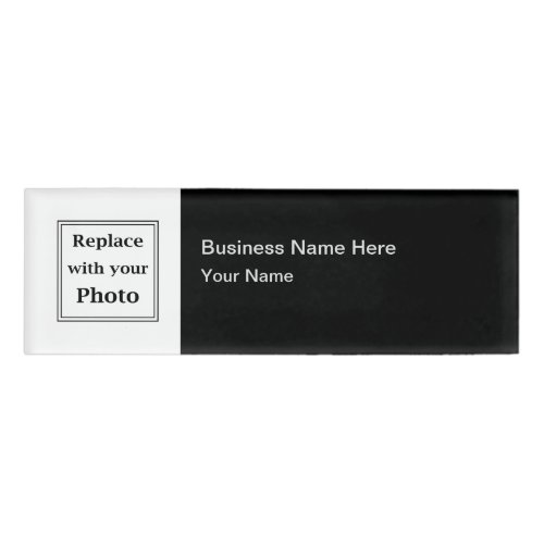 Budget Photo Employee Name ID Tags Template