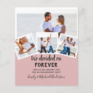BUDGET PHOTO ENGAGEMENT INVITE - any color  Flyer