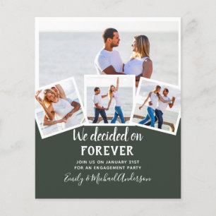 BUDGET PHOTO ENGAGEMENT INVITE - any color  Flyer