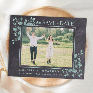 Budget Photo Eucalyptus Wedding Save The Date
