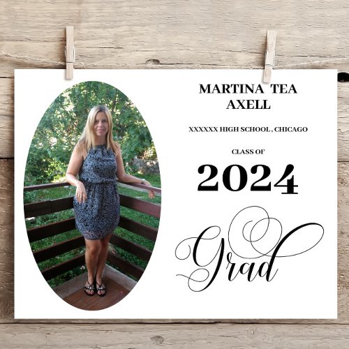 Budget Photo Graduation Announcement