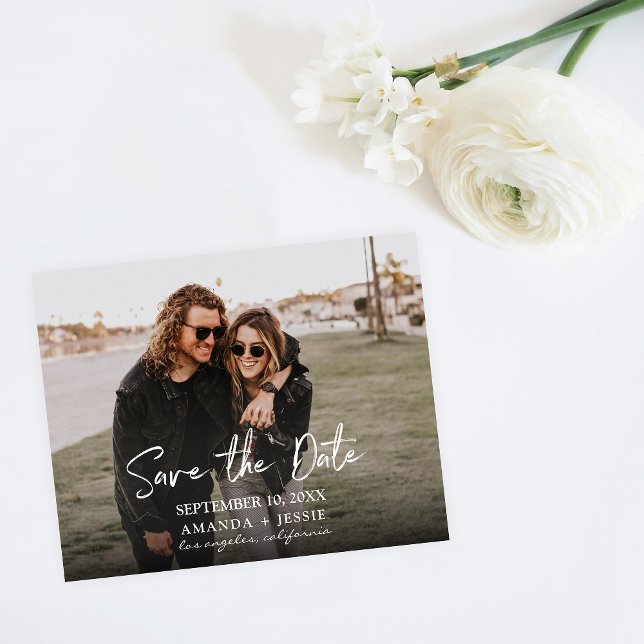 Budget Photo - Handwriting H Save the Date V2 Flyer (Creator Uploaded)