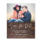 Budget Photo on Wood B Rustic Save the Date