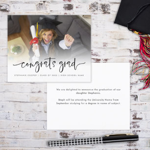 Budget Photo Overlay Congrats Grad 2024 Announce