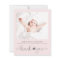 Budget Photo Pink Baby Girl Birth Announcement