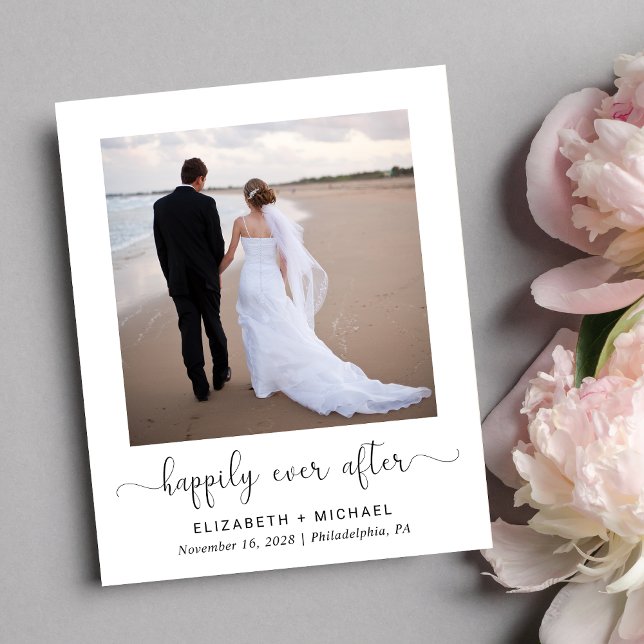 Budget Photo QR Code Wedding Reception Invitation (Creator Uploaded)