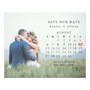 Budget Photo Save the Date Flyer