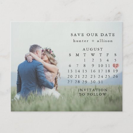 Budget Photo Save The Date Flyer