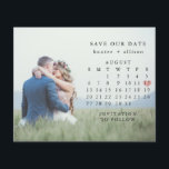 Budget Photo Save the Date Flyer<br><div class="desc">This simple, wedding save the date template features a clean, modern design. Customize it with your information and make it uniquely yours! To move the heart, click personalize > scroll down > click "customize further". Budget Paper is thin! ***Upgrade for a thicker paper. Envelopes are not included with this design....</div>