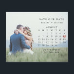 Budget Photo Save the Date Flyer<br><div class="desc">This simple, wedding save the date template features a clean, modern design. Customize it with your information and make it uniquely yours! To move the heart, click personalize > scroll down > click "customize further". Budget Paper is thin! ***Upgrade for a thicker paper. Envelopes are not included with this design....</div>