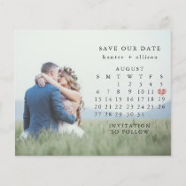 Budget Photo Save the Date Flyer