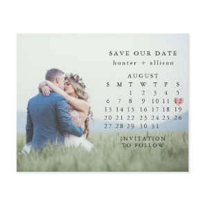 Budget Photo Save the Date Flyer